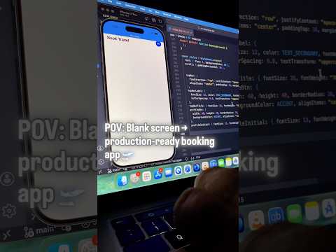 Built a Stock Trading UI with Slot-Machine Digit Flip in React Native 📈