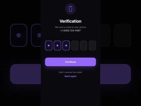 Premium OTP Verification Screen in React Native 🔐✨