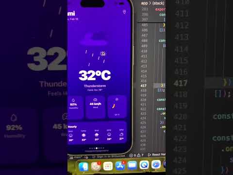 What if weather UIs were more satisfying? ☀️